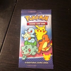 25th anniversary Pokémon pack